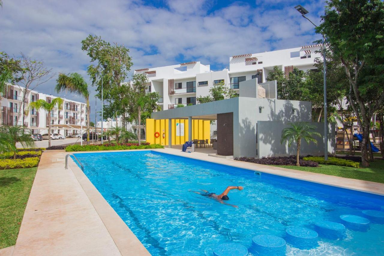 Bright & Relaxing Full Apartment Cancún Exterior foto